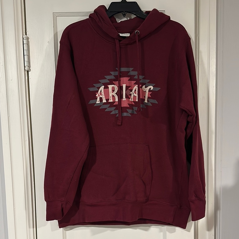 Ariat Maroon Graphic Hoodie